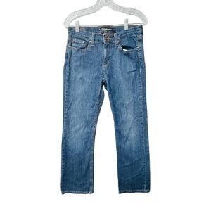 DKNY Ludlow Jeans Womens 6 R (30x28) Blue Denim Stretch Straight Boot Cut Casual